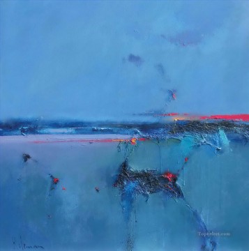  abstracto - Paisaje marino abstracto de Cobalt Dawn